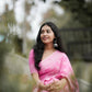 Graceful – Rose Pink Cotton Saree with Harmony Blouse Piece