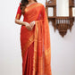 Sharini – Traditional Red Soft Silk Saree with Refined Weaves