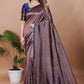 Aarohi N.Blue Banarasi Silk Saree