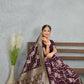 Sita Wine Banarasi Soft Silk Saree