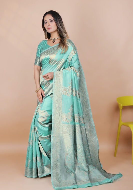 Aura Banarasi Silk Saree