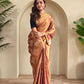 Varnika – Brown Soft Banarasi Soft Tiuuse Silk Saree of Subtle Charm