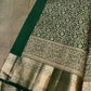 Bindu Banarasi Silk Green Saree