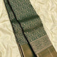 Bindu Banarasi Silk Green Saree