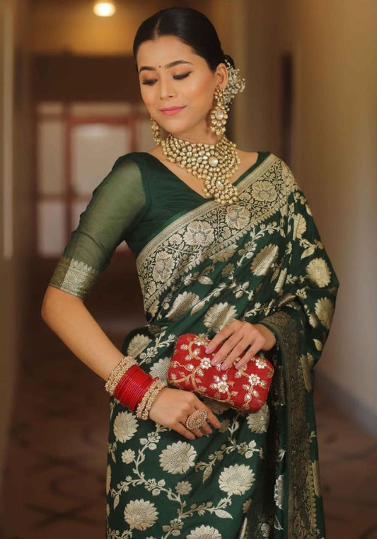 Aaradhya banarasi silk saree