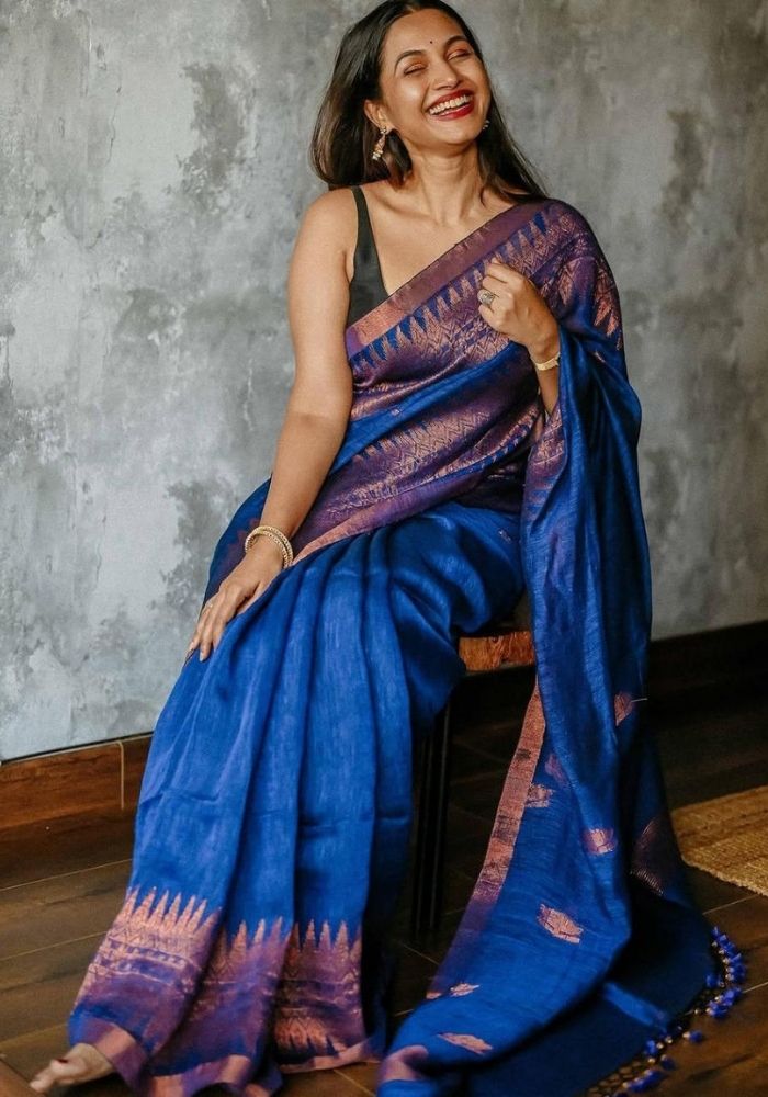 Anvika Linen saree