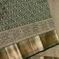 Bindu Banarasi Silk Green Saree