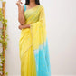 Riya Yellow Linen Cotton Saree