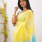 Riya Yellow Linen Cotton Saree