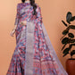 Amaya Lavender Digital Silk saree