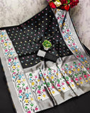 Aanya Black Paithni Silk Saree