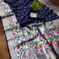 Aanya N.blue Paithni Silk Saree