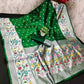 Aanya Green Paithni Silk Saree
