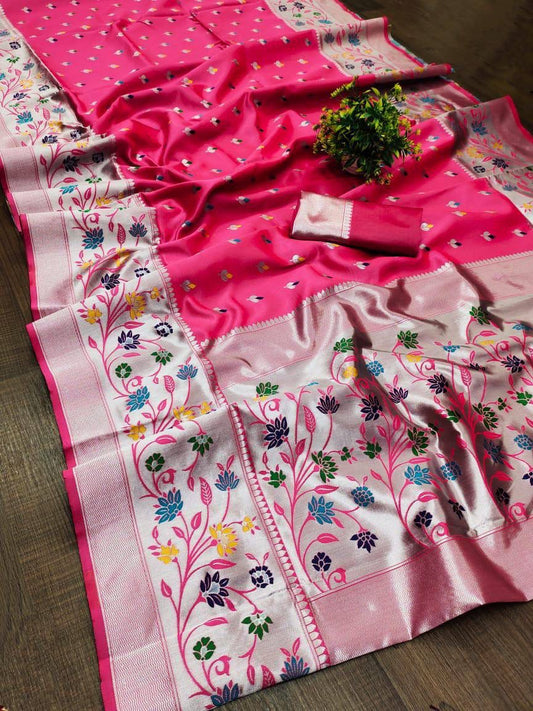 Aanya Gajari Paithni Silk Saree