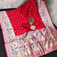 Aanya Red Paithni Silk Saree
