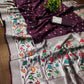 Aanya Wine Paithni Silk Saree