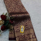 Samriddhi – Maroon Banarasi Silk Saree with Heritage Zari Work