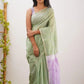 Riya Pista Linen Cotton Saree